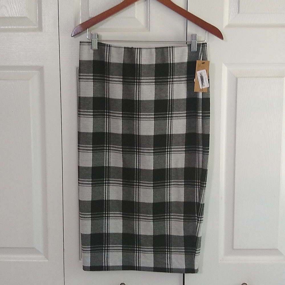 Cremieux buffalo check skirt size Medium - Picture 1 of 5